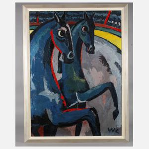 Pferde in der Manege