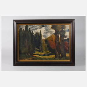 Sommerliche Parklandschaft