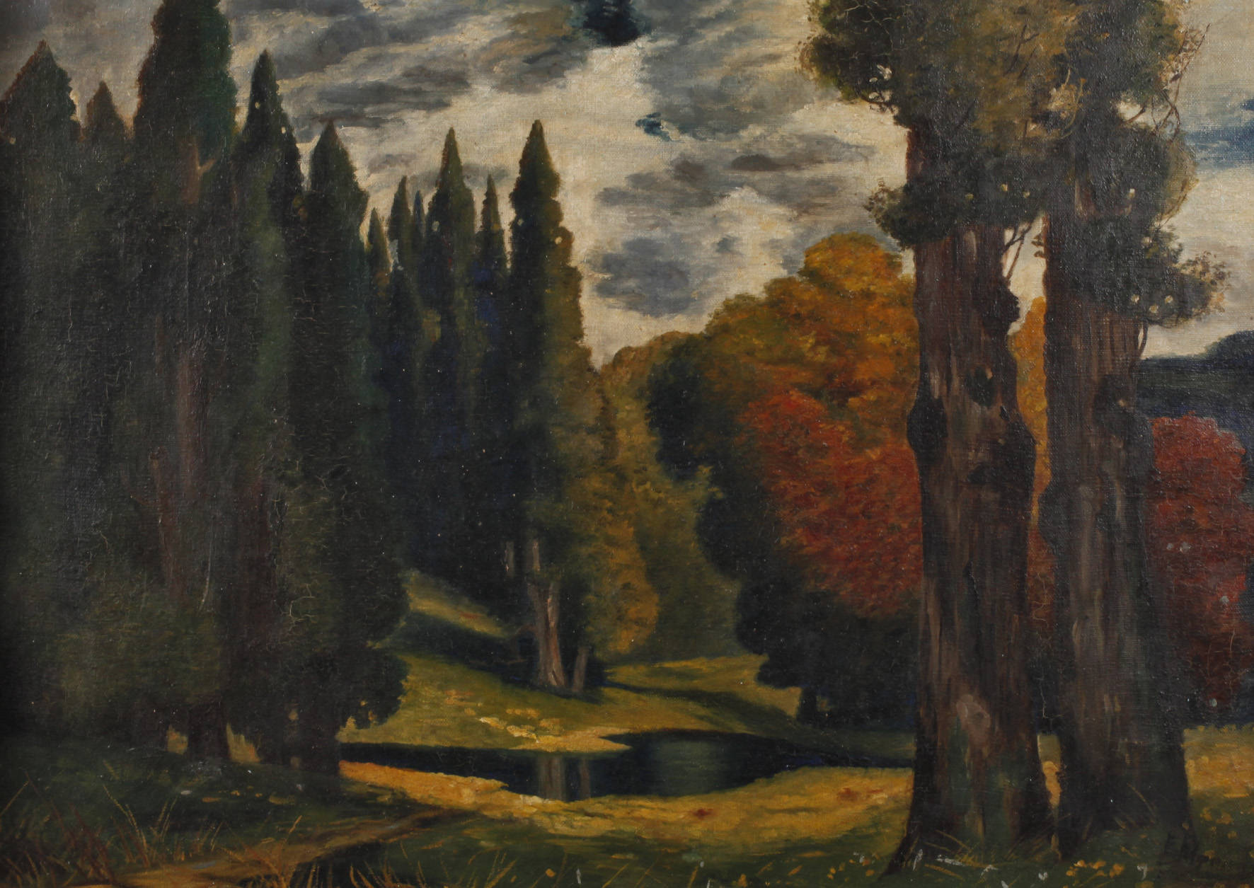 Sommerliche Parklandschaft