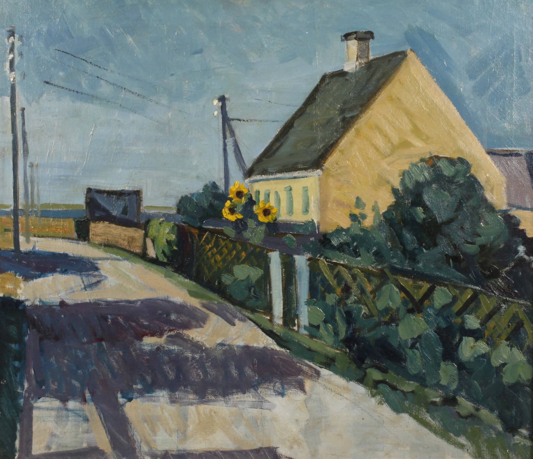 Sommerliche Landstraße