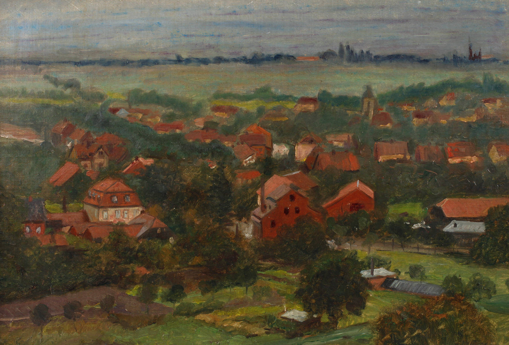 Sommerliche Ortsansicht