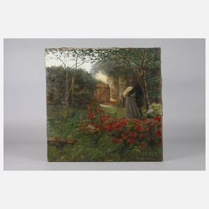 Liebespaar im Garten