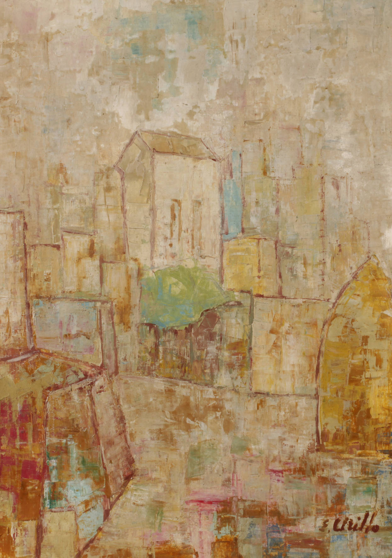 Abstrakte Stadtlandschaft