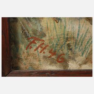 Windflüchter an der Ostseeküste