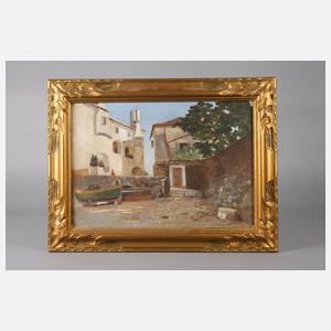 Mediterrane Dorfansicht