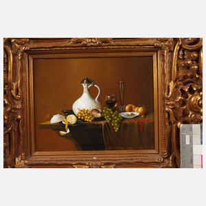 Altmeisterliches Früchtestillleben mit Kanne