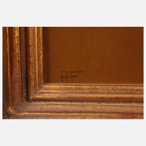 Altmeisterliches Früchtestillleben mit Kanne