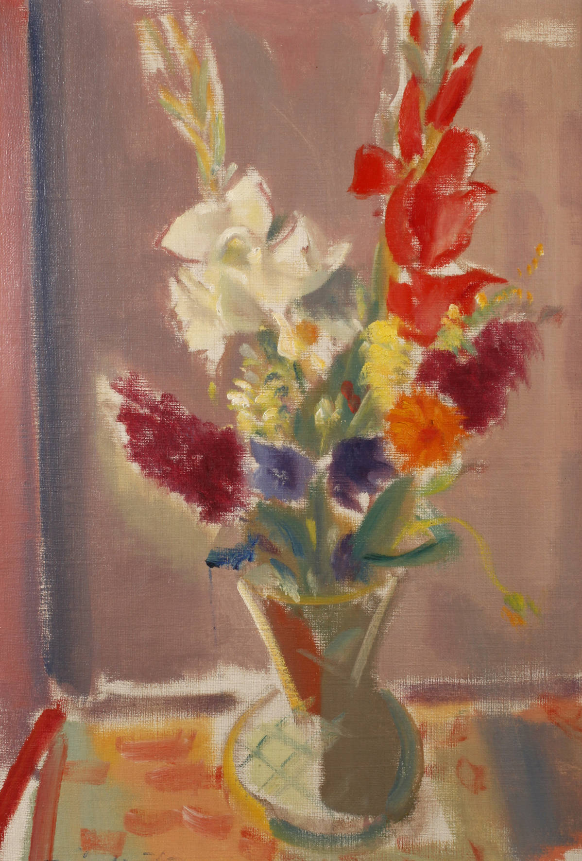 Expressiver Blumenstrauß