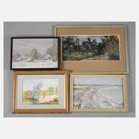 Konvolut Gemälde russischer Künstler111