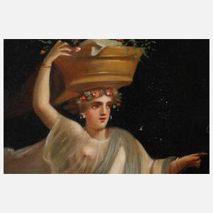 Paar allegorische Darstellungen