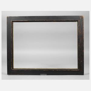 Geschwärzte Weicholzleiste um 1800