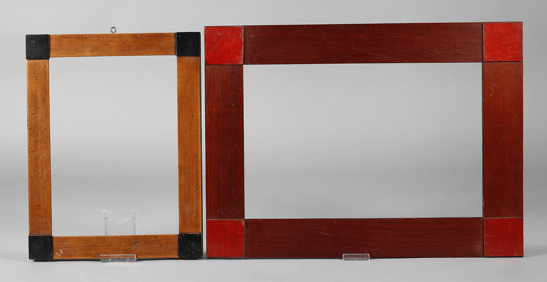 Zwei Rahmen Biedermeierstil