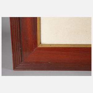 Rotbraune Lackleiste um 1900