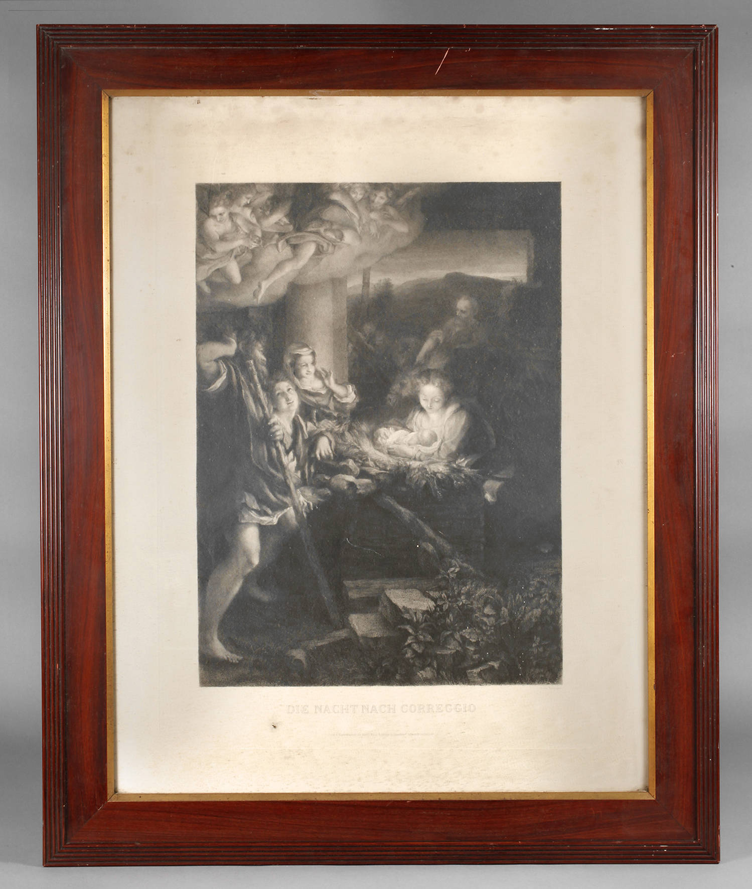 Rotbraune Lackleiste um 1900