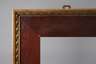 Mahagonileiste mit Goldkante 1. Hälfte 20. Jh.