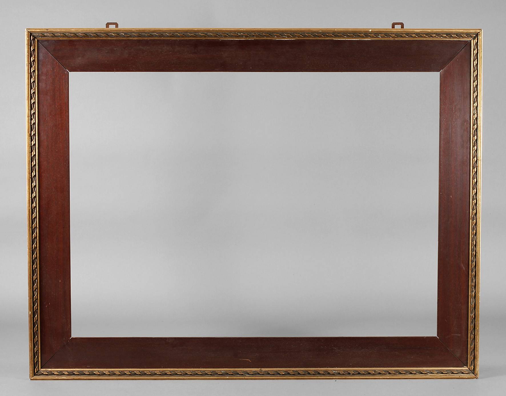 Mahagonileiste mit Goldkante 1. Hälfte 20. Jh.