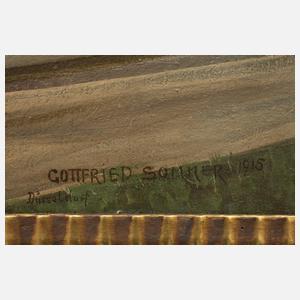 Breite Eichenholzleiste um 1910