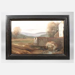 Geschwärzte Holzleiste um 1920