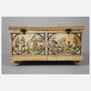 Elfenbeinschatulle Barock