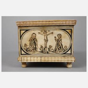 Elfenbeinschatulle Barock