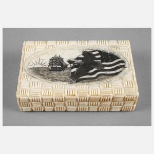 Scrimshaw Tabatiere