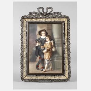 Große Elfenbeinmalerei