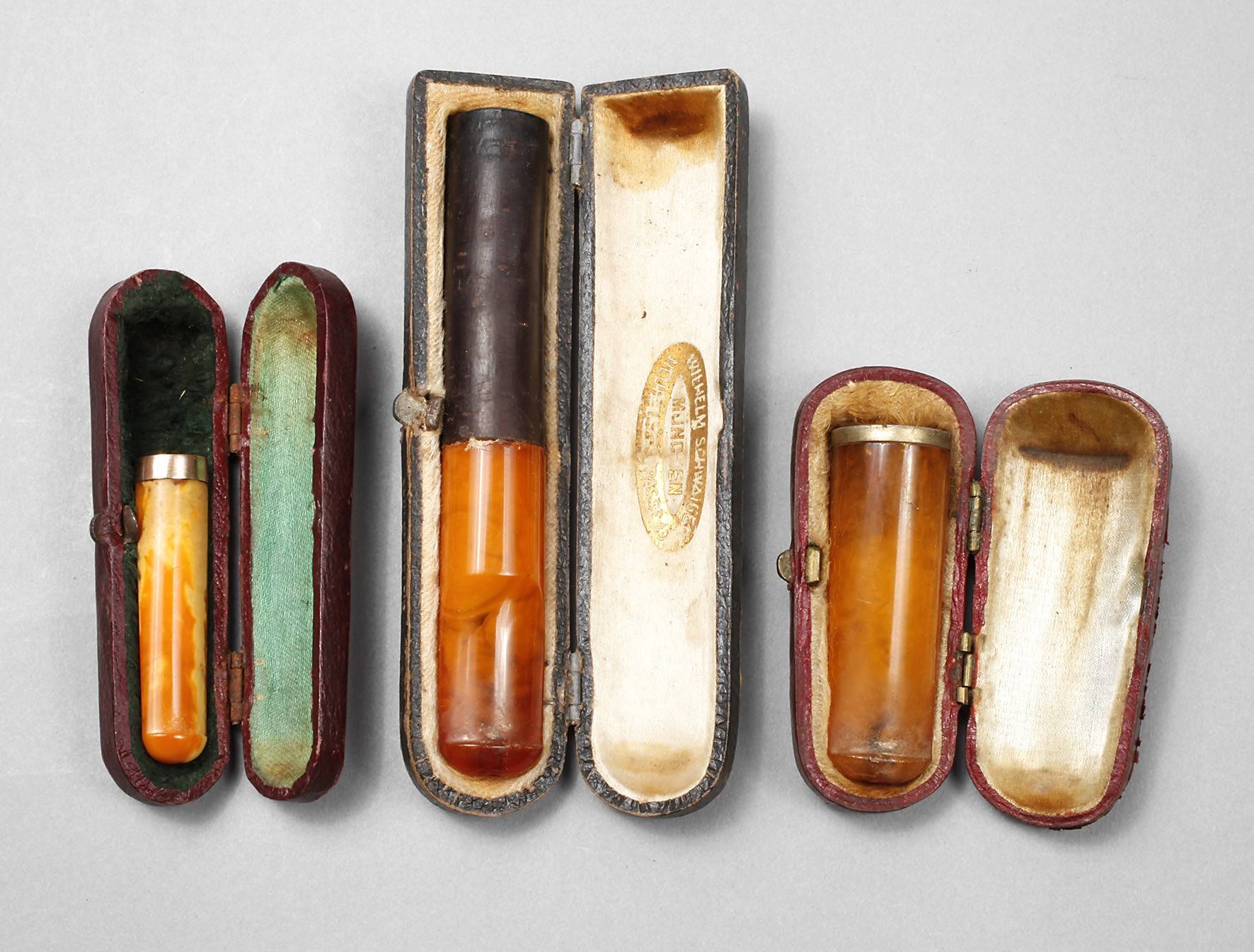 Drei Mundstücke Bernstein