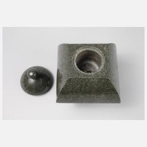 Deckeldose Serpentin