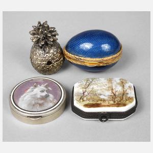 Konvolut Pillendosen