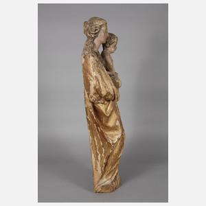 Geschnitzte Marienplastik Barock