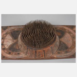 Bäuerlicher Flachsrechen