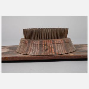 Bäuerlicher Flachsrechen