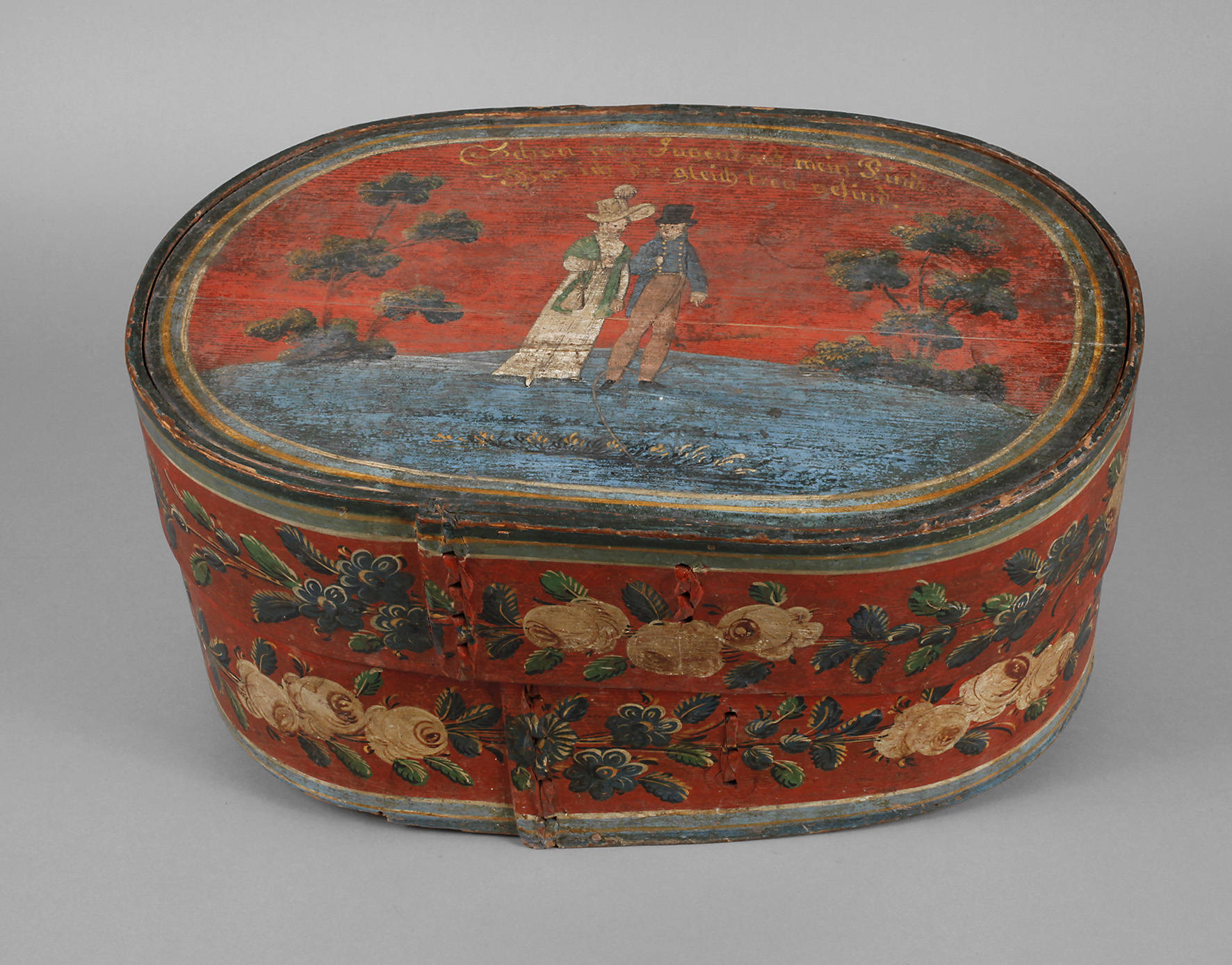 Bäuerliche Hochzeitsschatulle