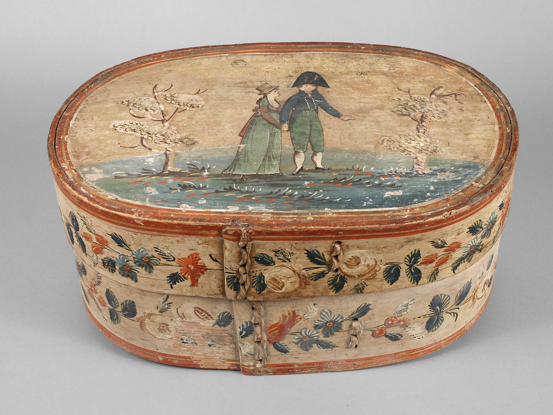 Bäuerliche Hochzeitsschatulle