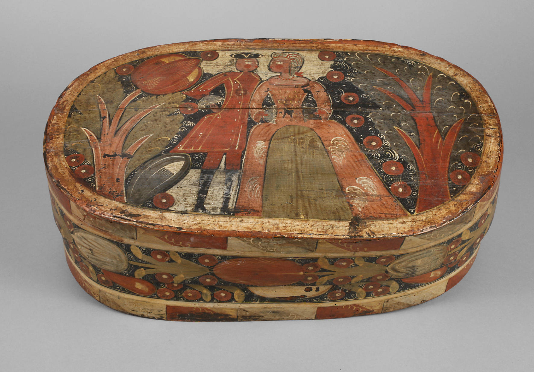 Bäuerliche Schatulle Barock