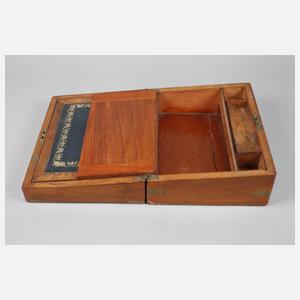Reiseschreibschatulle Biedermeier