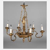 Geschnitzte Deckenlampe111