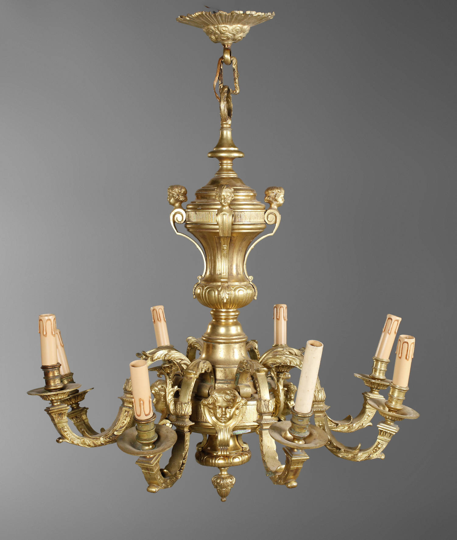 Deckenlüster nach Andres-Charles Boulle