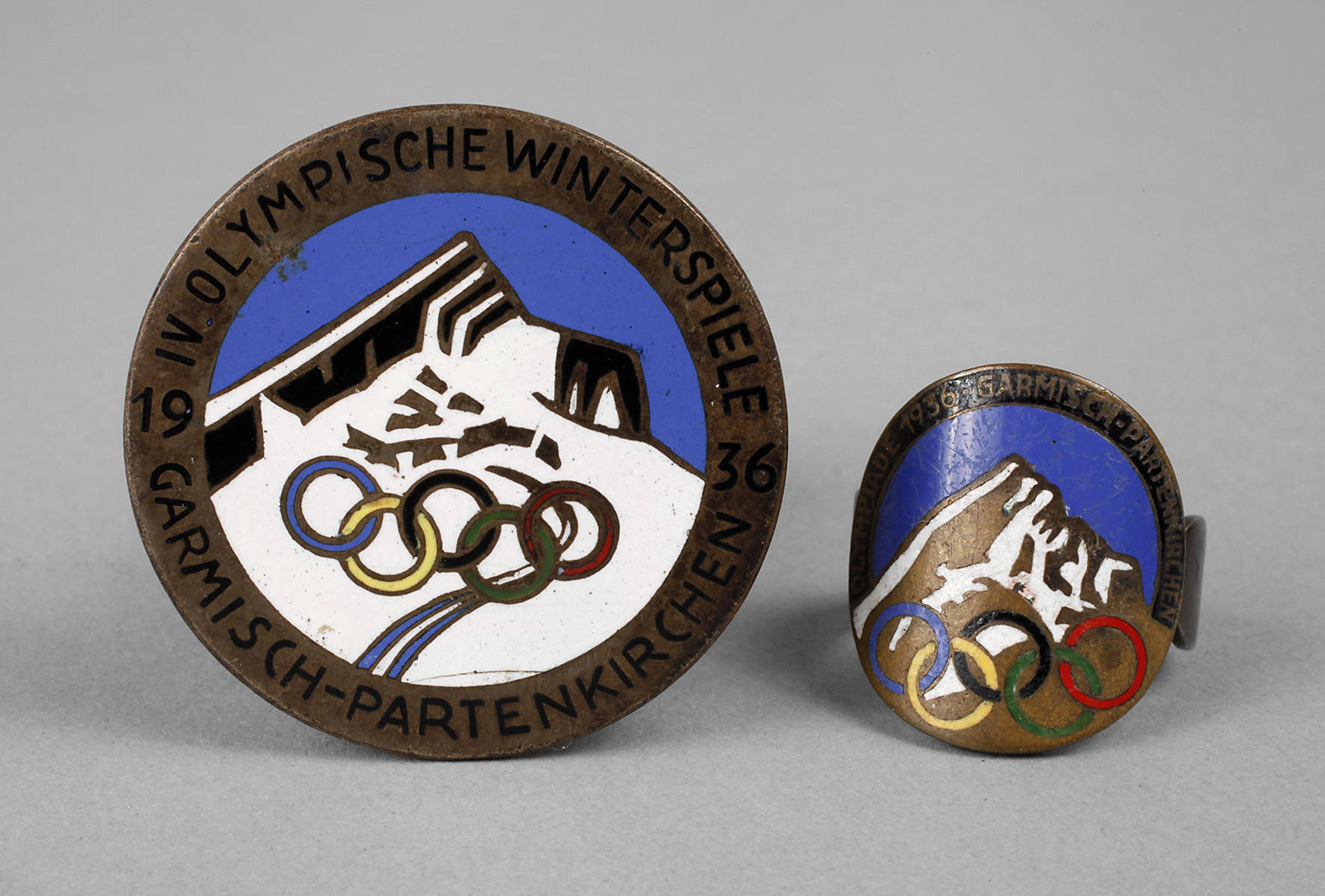 Zwei Erinnerungsstücke Olympische Spiele 1936