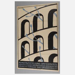 Ausstellungsplakat Otto Lange