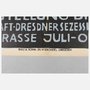 Ausstellungsplakat Otto Lange