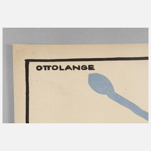 Ausstellungsplakat Otto Lange