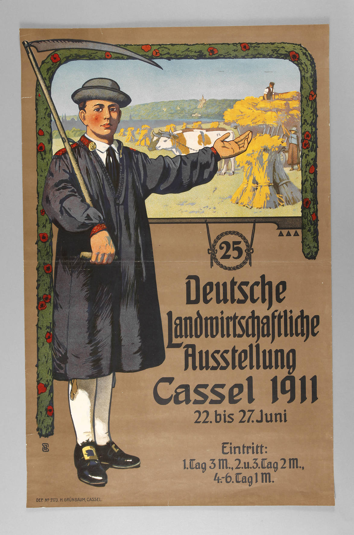 Plakat Deutsche landwirtschaftliche Ausstellung 1911
