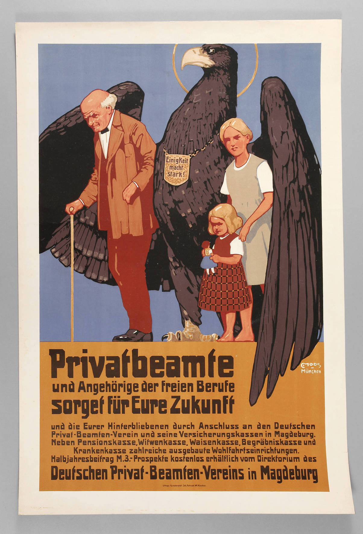 Plakat Deutscher Privatbeamtenverein