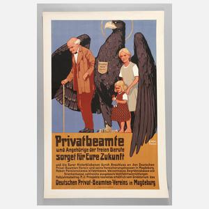 Plakat Deutscher Privatbeamtenverein