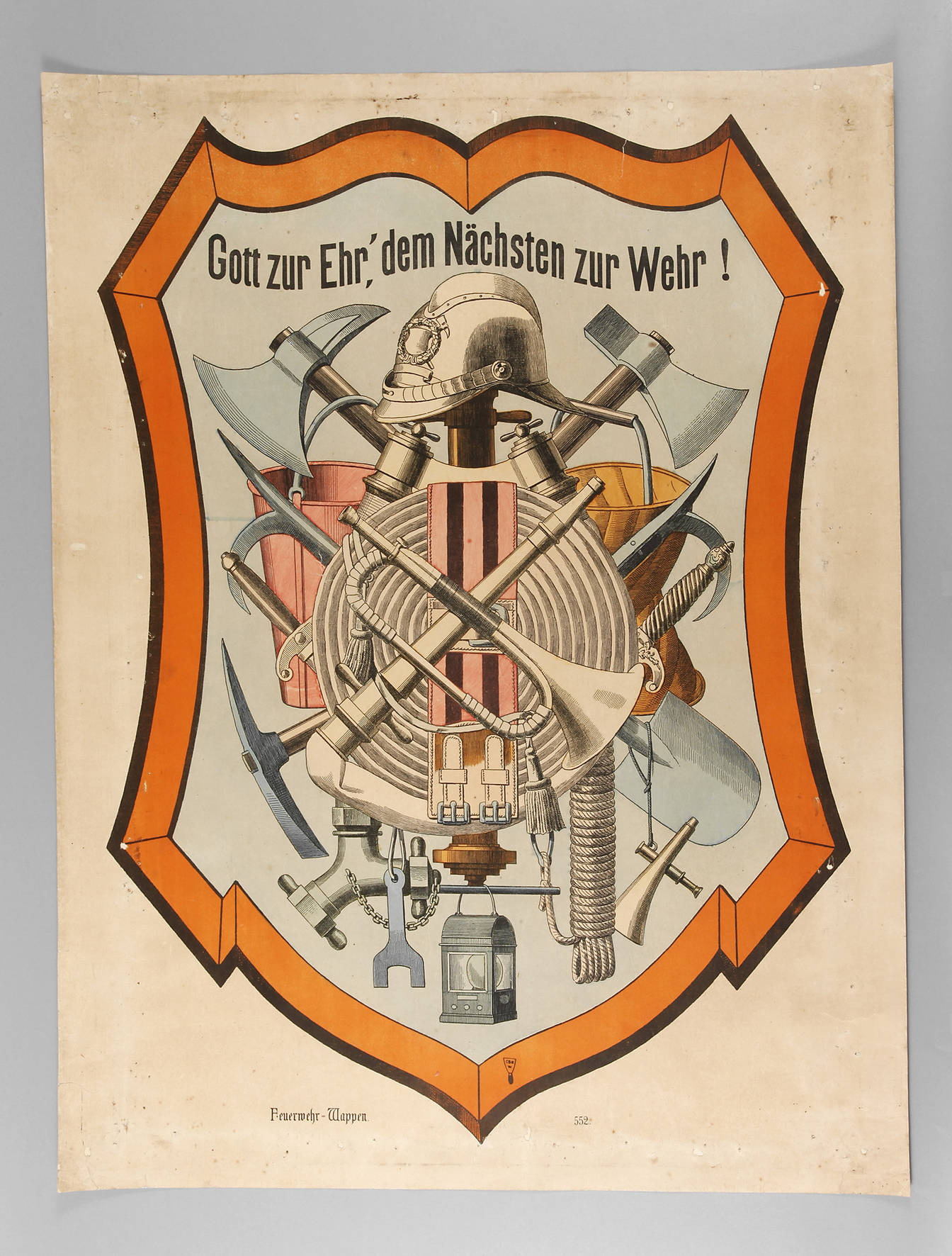 Plakat Feuerwehr