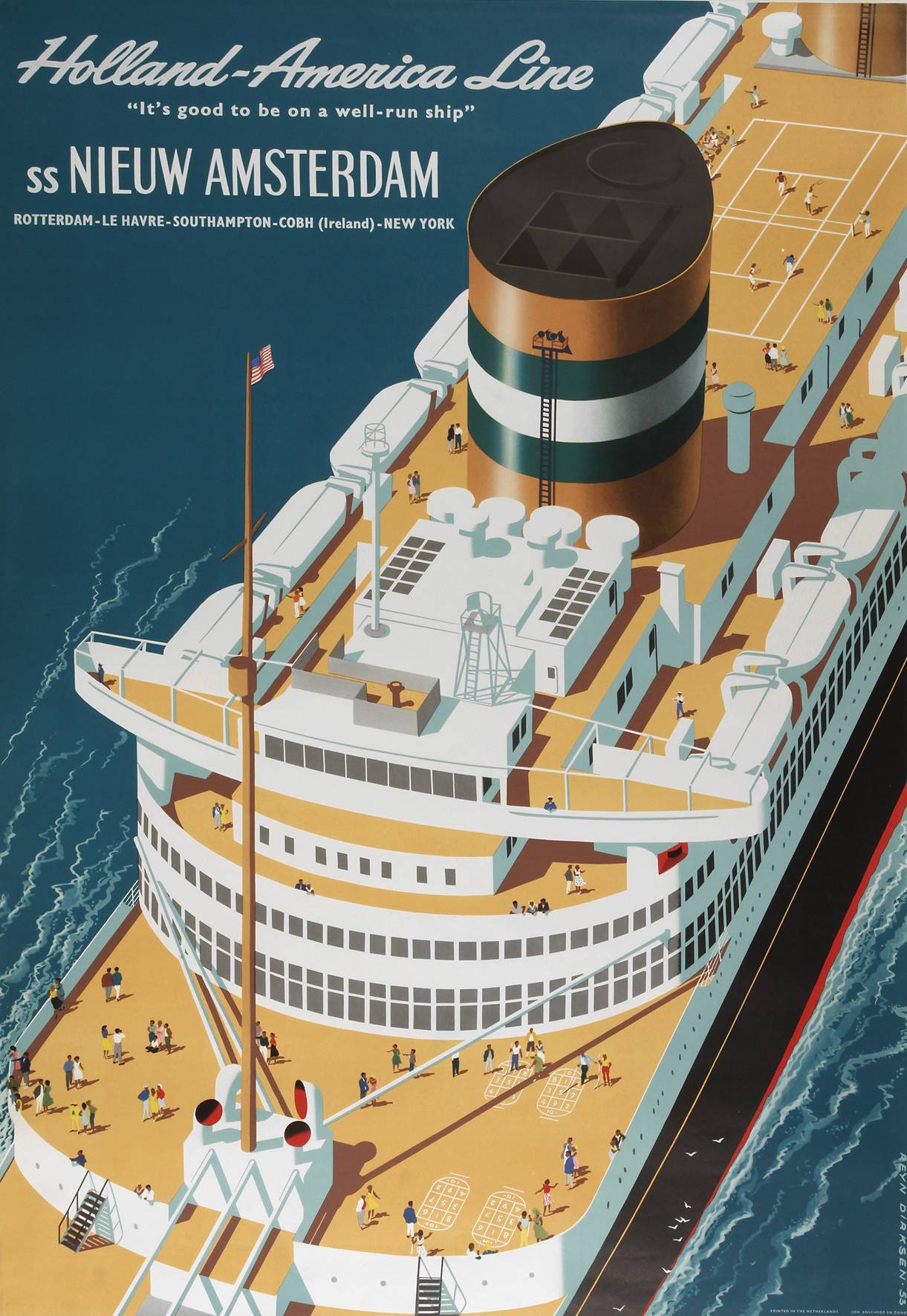 Plakat Holland-Amerika-Linie