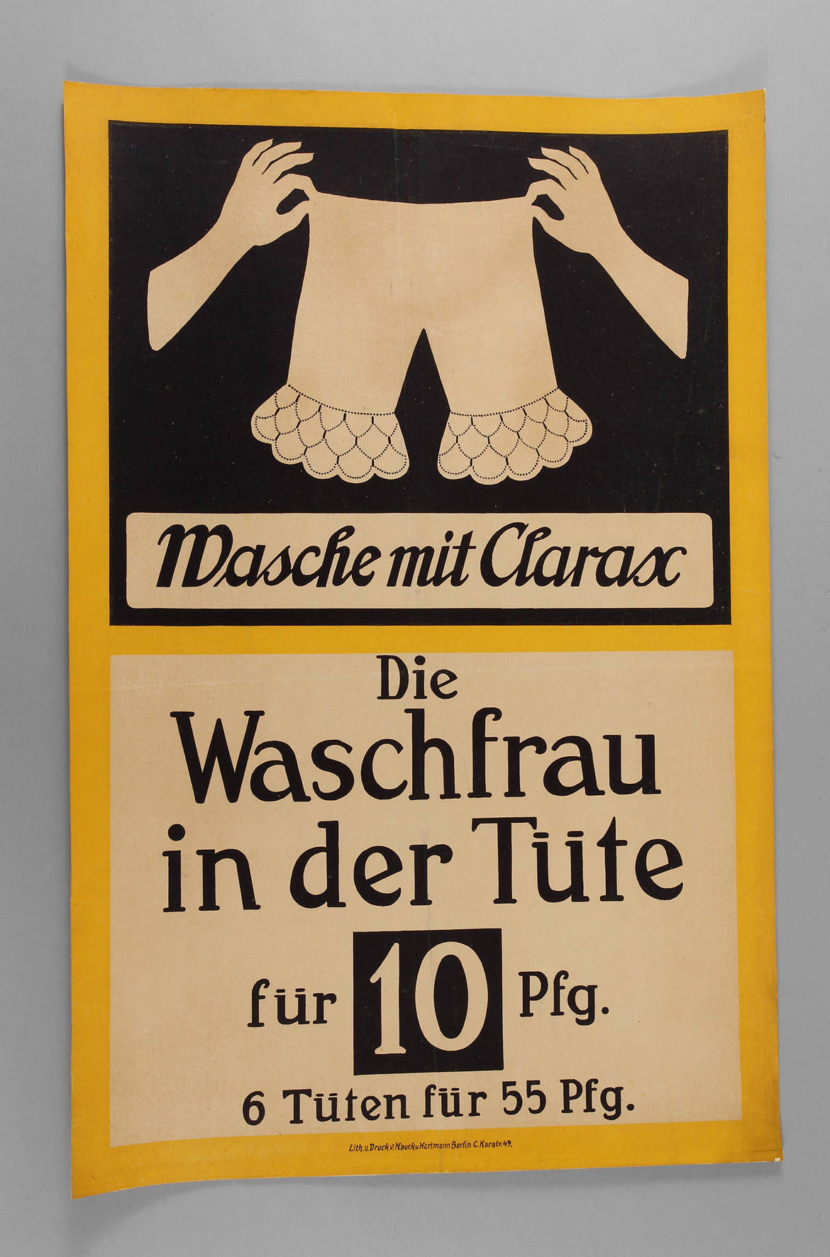 Werbeplakat Clarax