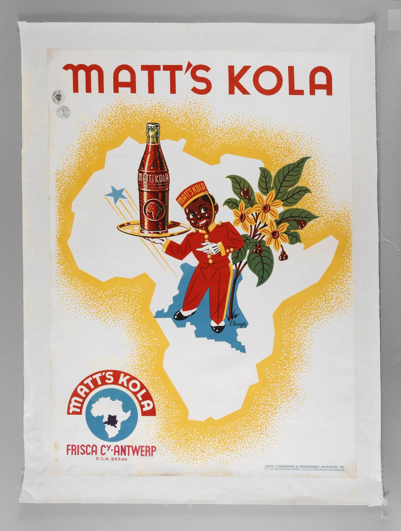 Werbeplakat Matt's Kola