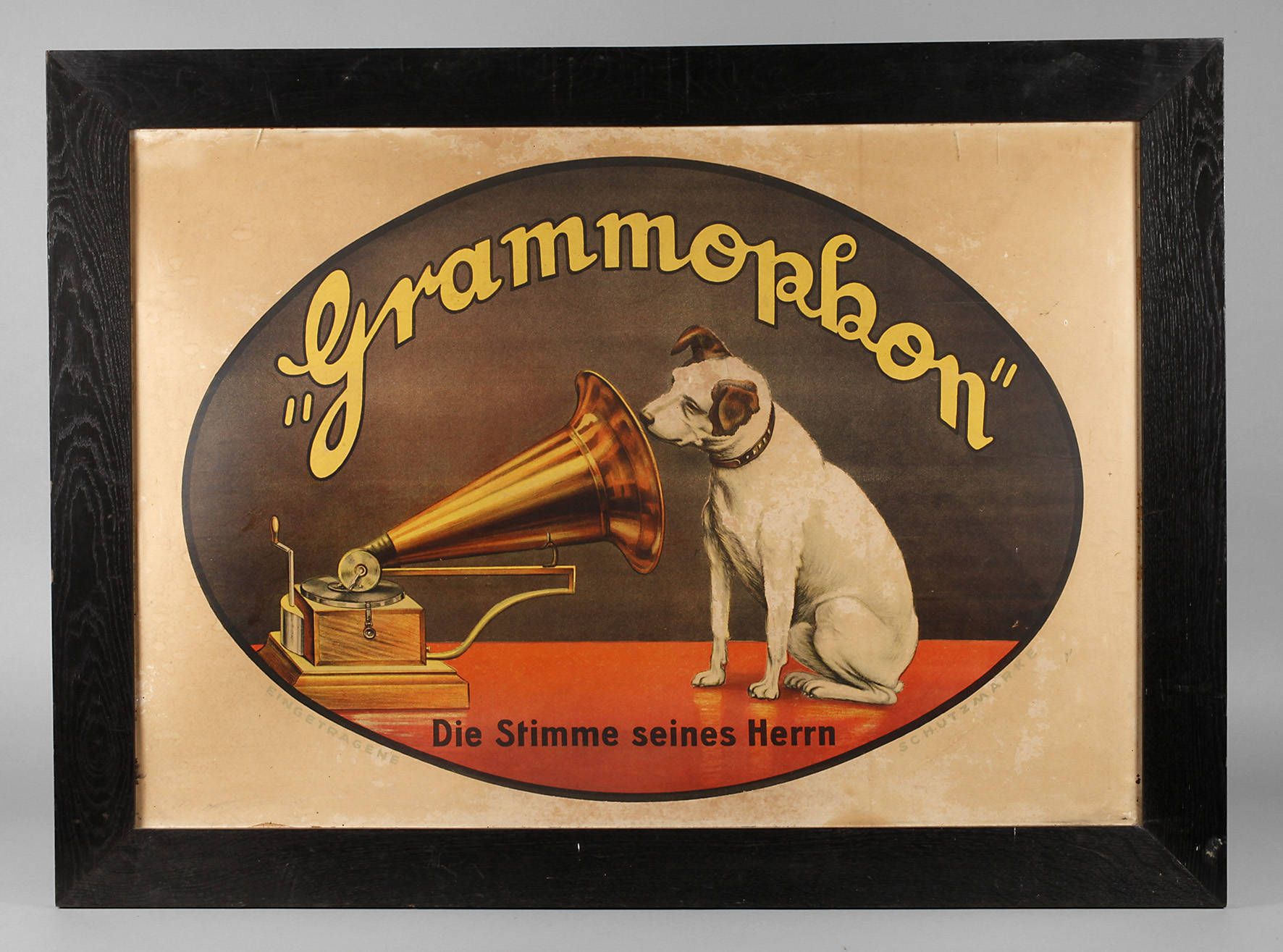 Werbeplakat Grammophon